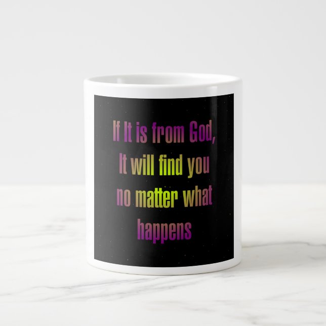 Grande Tasse Citation d'encouragement # 103 (Devant)
