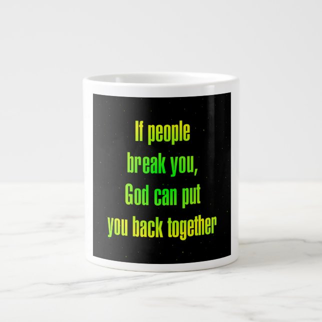 Grande Tasse Citation d'encouragement # 104 (Devant)