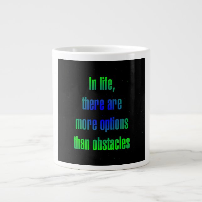 Grande Tasse Citation d'encouragement # 106 (Devant)