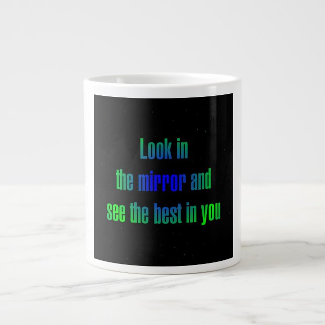 Grande Tasse Citation d'encouragement # 116 (Devant)