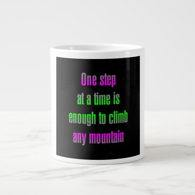 Grande Tasse Citation d'encouragement # 125 (Devant)