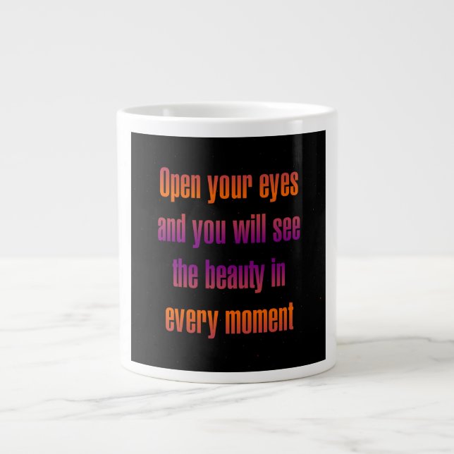 Grande Tasse Citation d'encouragement # 127 (Devant)