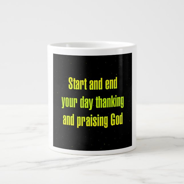 Grande Tasse Citation d'encouragement # 140 (Devant)