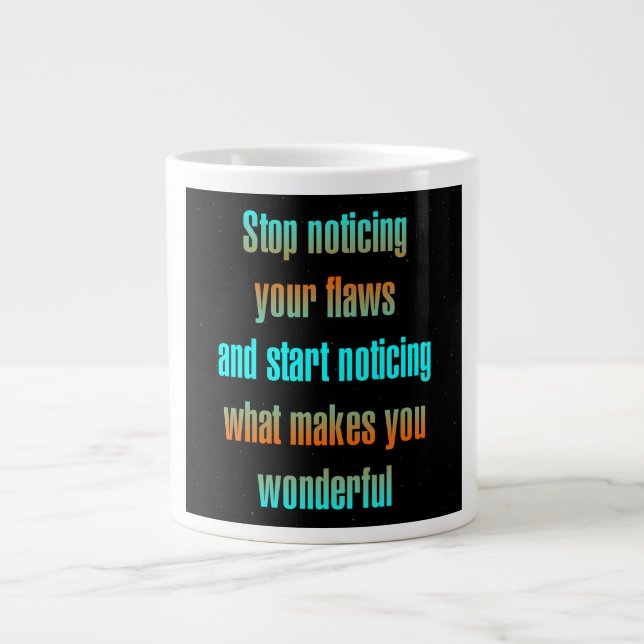 Grande Tasse Citation d'encouragement # 142 (Devant)