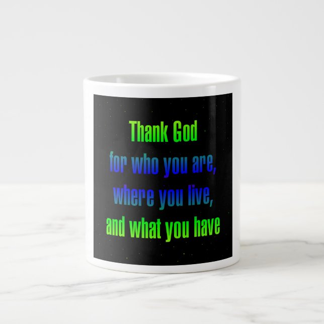 Grande Tasse Citation d'encouragement # 147 (Devant)