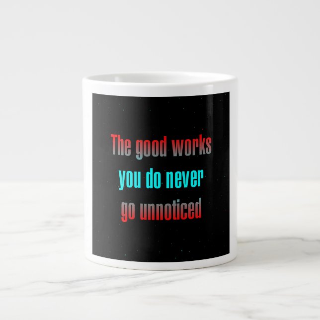 Grande Tasse Citation d'encouragement # 154 (Devant)