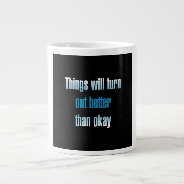 Grande Tasse Citation d'encouragement # 159 (Devant)