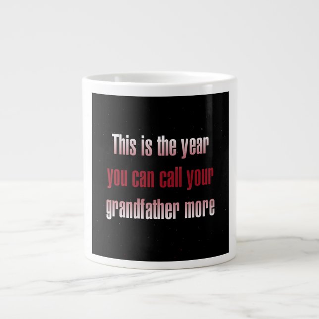 Grande Tasse Citation d'encouragement # 168-GF (Devant)