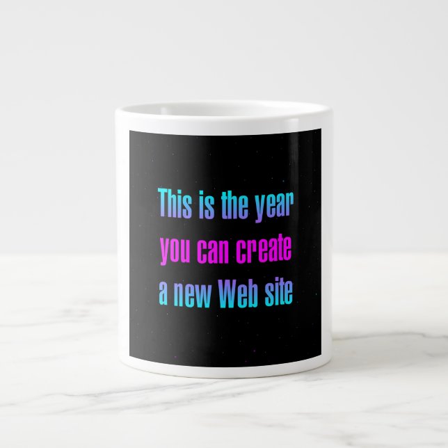 Grande Tasse Citation d'encouragement # 176 (Devant)