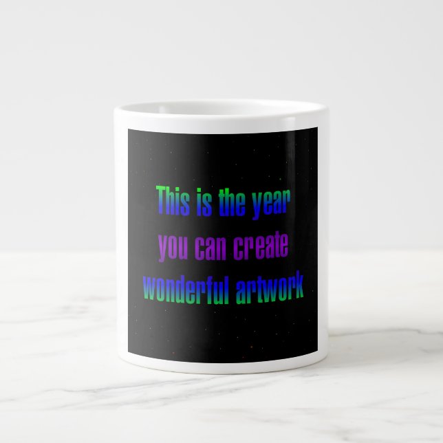 Grande Tasse Citation d'encouragement # 177 (Devant)