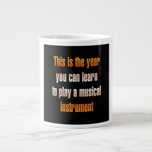 Grande Tasse Citation d'encouragement # 202 (Devant)