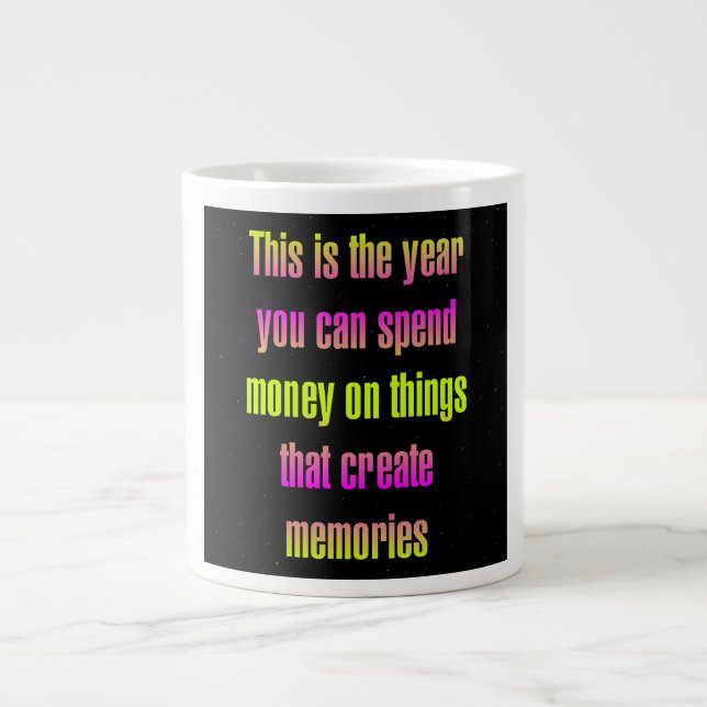 Grande Tasse Citation d'encouragement # 217 (Devant)