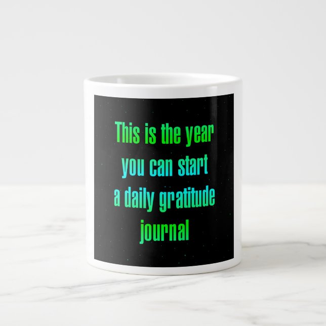 Grande Tasse Citation d'encouragement # 218 (Devant)