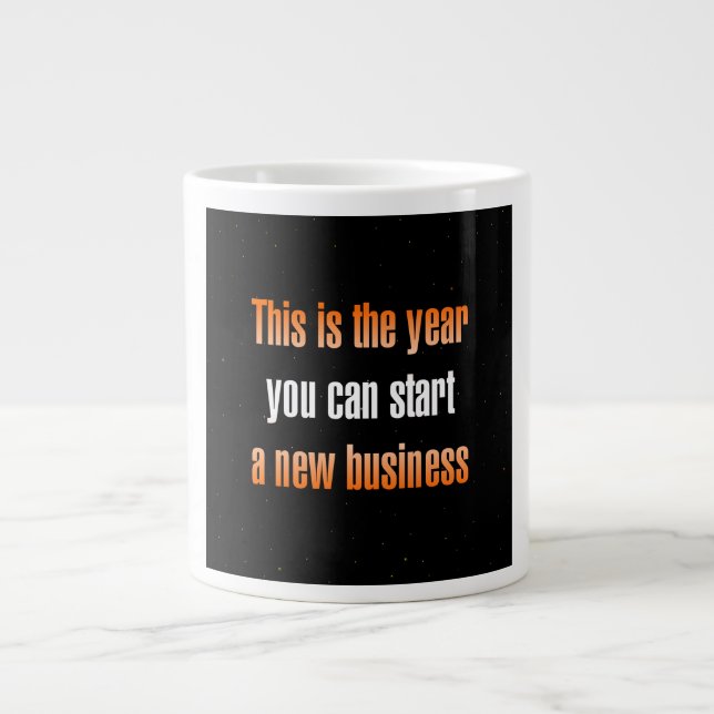 Grande Tasse Citation d'encouragement # 219 (Devant)
