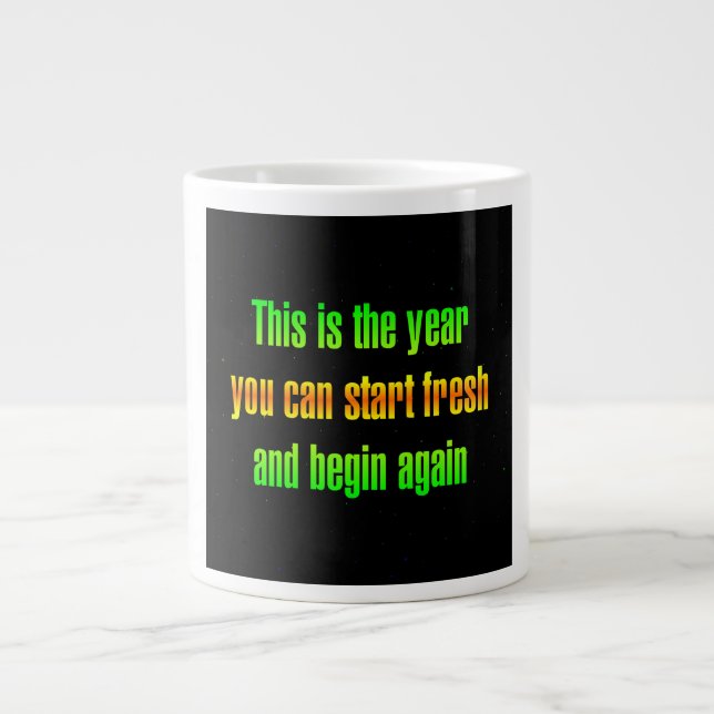 Grande Tasse Citation d'encouragement # 224 (Devant)