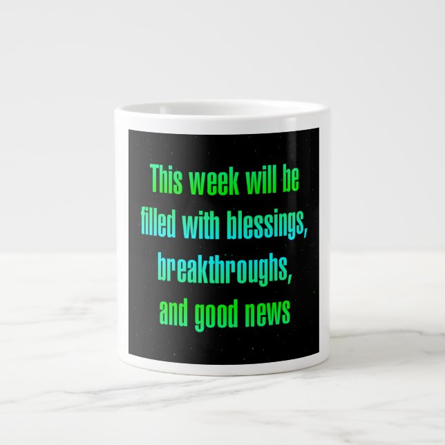 Grande Tasse Citation d'encouragement # 243 (Devant)