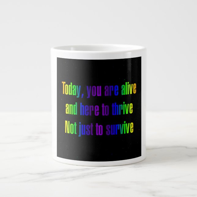 Grande Tasse Citation d'encouragement # 245 (Devant)