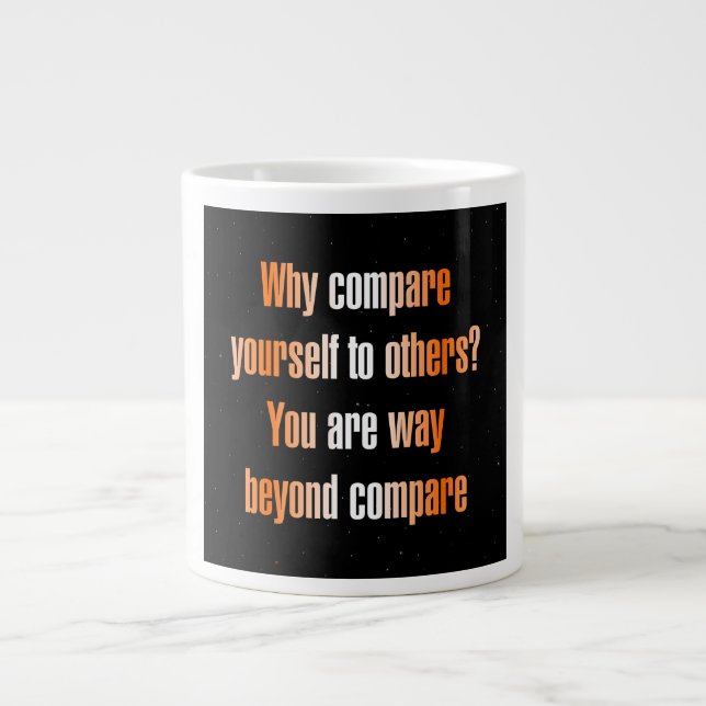 Grande Tasse Citation d'encouragement # 258 (Devant)