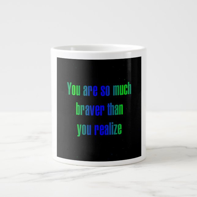 Grande Tasse Citation d'encouragement # 268 (Devant)