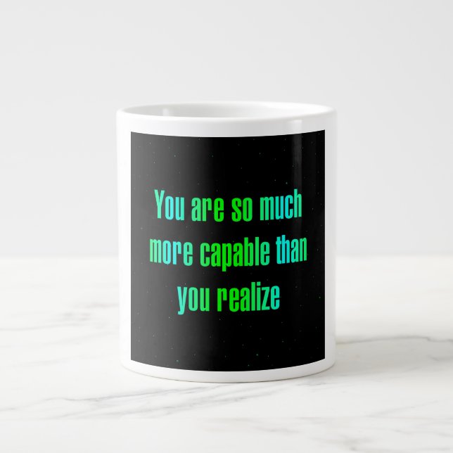 Grande Tasse Citation d'encouragement # 279 (Devant)