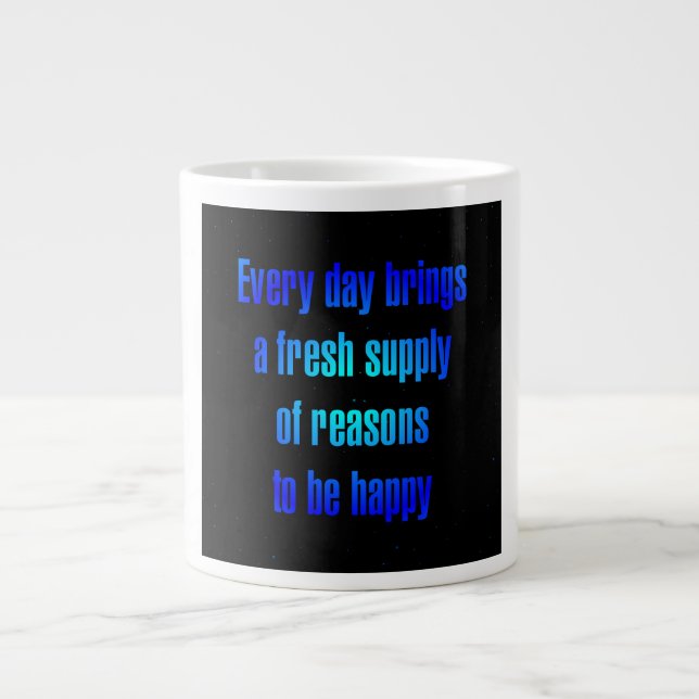 Grande Tasse Citation d'encouragement # 28 (Devant)