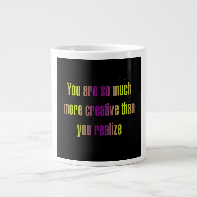 Grande Tasse Citation d'encouragement # 282 (Devant)
