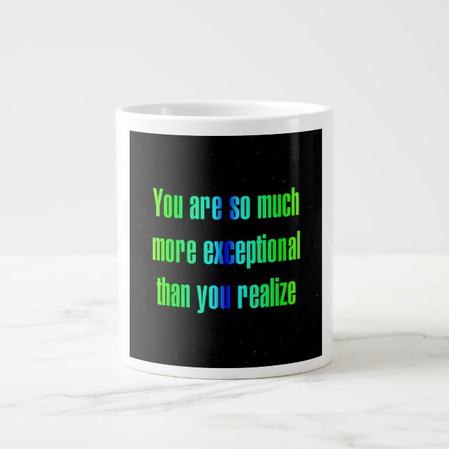 Grande Tasse Citation d'encouragement # 287 (Devant)