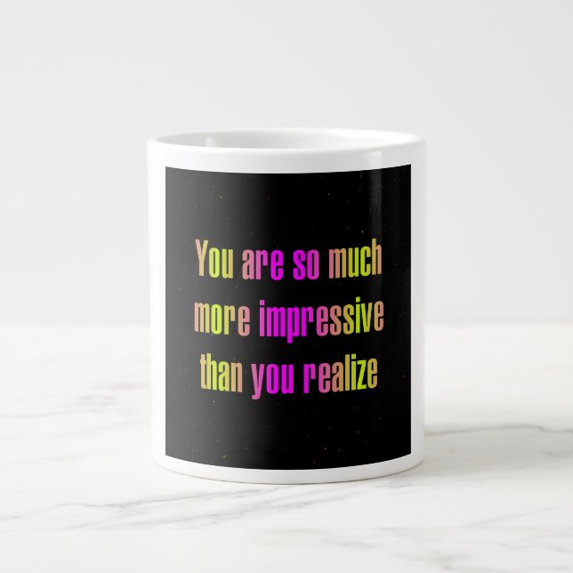 Grande Tasse Citation d'encouragement # 291 (Devant)