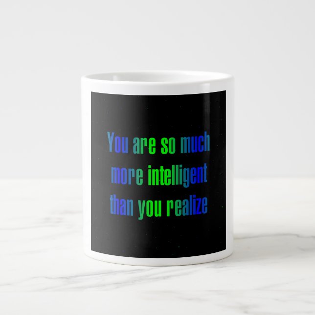 Grande Tasse Citation d'encouragement # 293 (Devant)