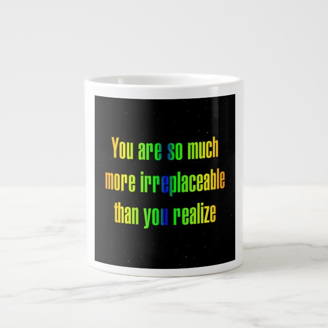 Grande Tasse Citation d'encouragement # 295 (Devant)