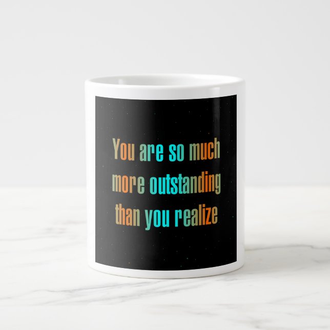 Grande Tasse Citation d'encouragement # 299 (Devant)