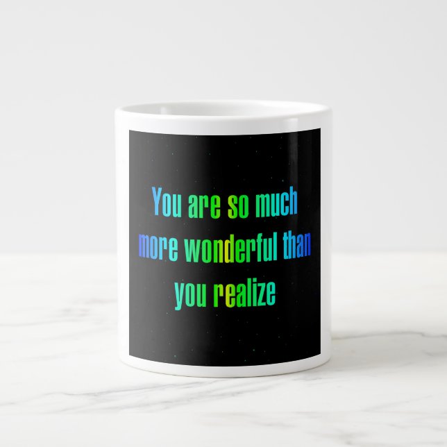 Grande Tasse Citation d'encouragement # 312 (Devant)