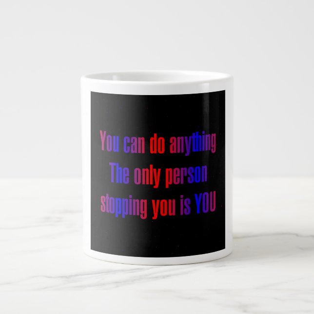 Grande Tasse Citation d'encouragement # 321 (Devant)