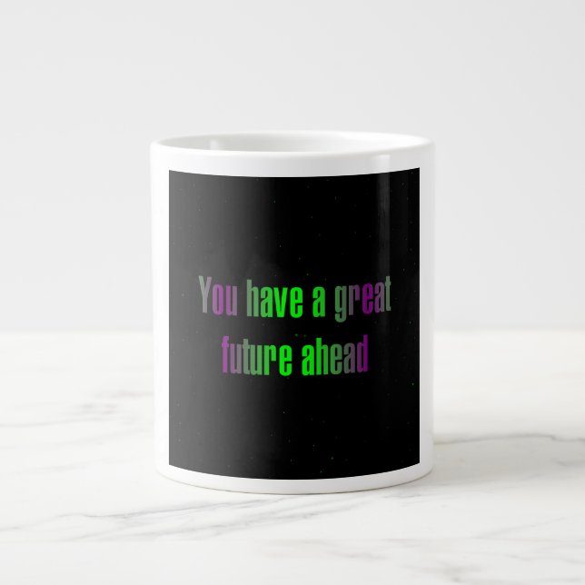 Grande Tasse Citation d'encouragement # 327 (Devant)
