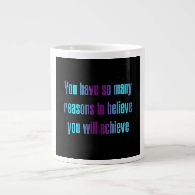Grande Tasse Citation d'encouragement # 333 (Devant)