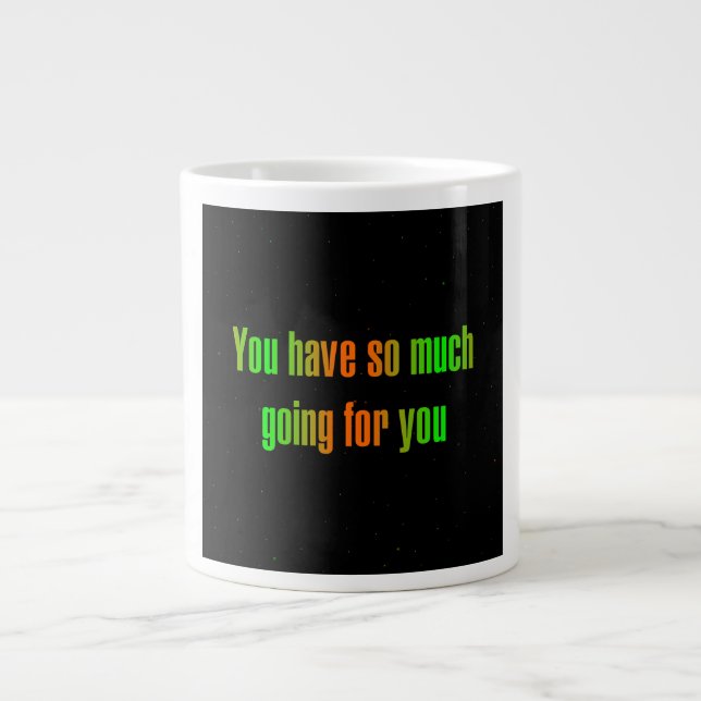 Grande Tasse Citation d'encouragement # 334 (Devant)