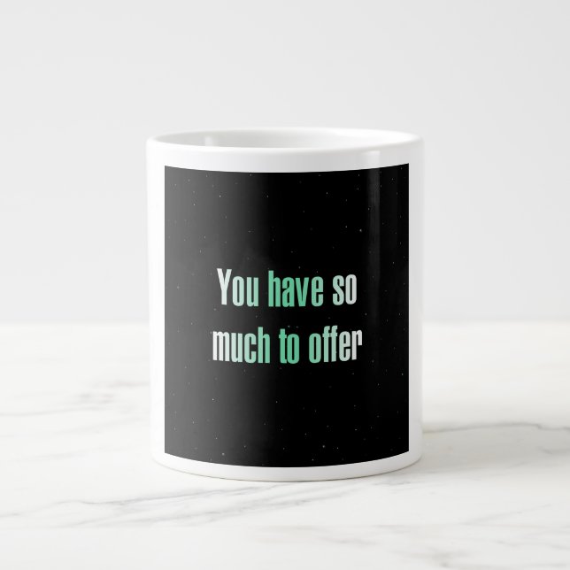 Grande Tasse Citation d'encouragement # 335 (Devant)