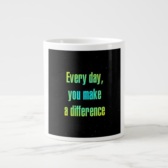 Grande Tasse Citation d'encouragement # 34 (Devant)