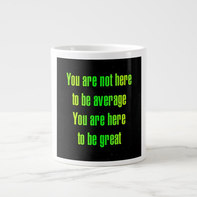 Grande Tasse Citation d'encouragement # 361 (Devant)
