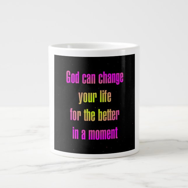 Grande Tasse Citation d'encouragement # 38 (Devant)