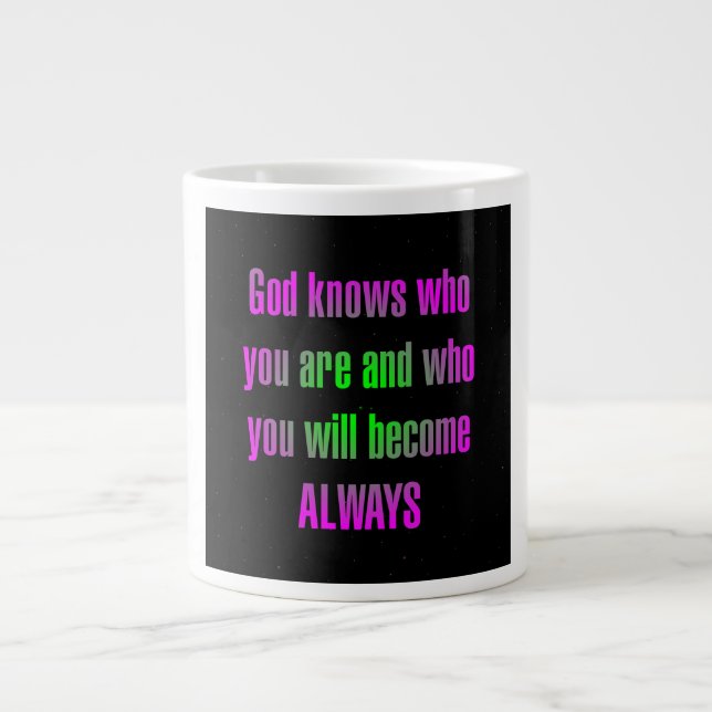 Grande Tasse Citation d'encouragement # 65 (Devant)