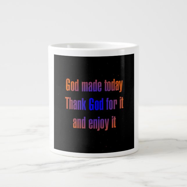 Grande Tasse Citation d'encouragement # 67 (Devant)