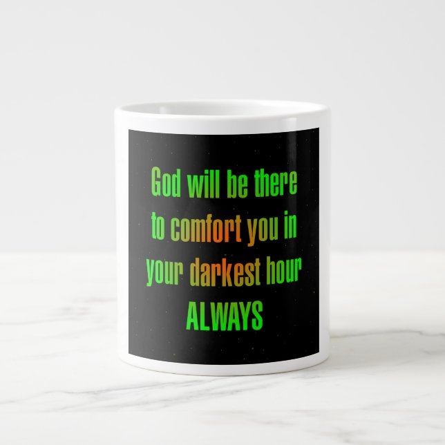 Grande Tasse Citation d'encouragement # 74 (Devant)