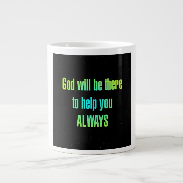 Grande Tasse Citation d'encouragement # 76 (Devant)