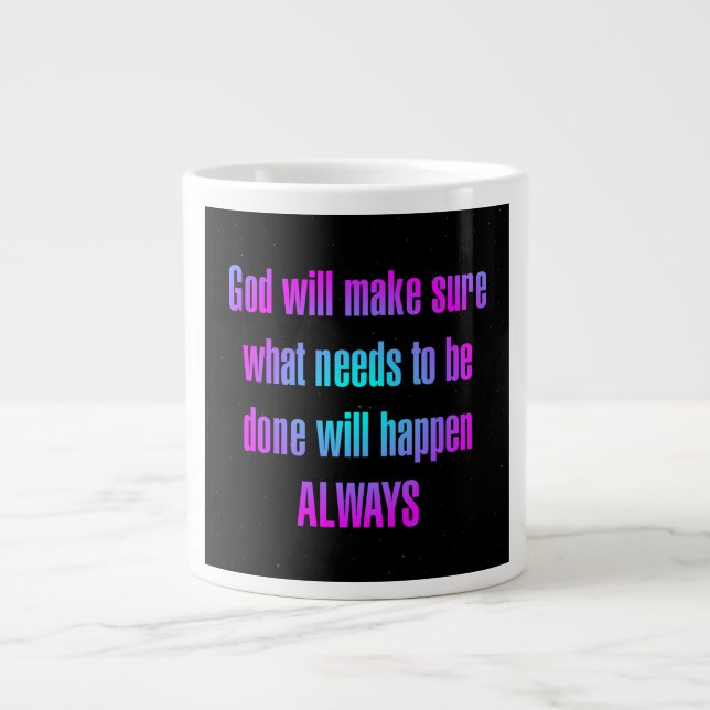 Grande Tasse Citation d'encouragement # 85 (Devant)