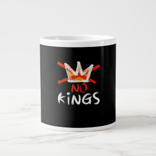 Grande Tasse Citation drôle sans roi de style rétro créatif