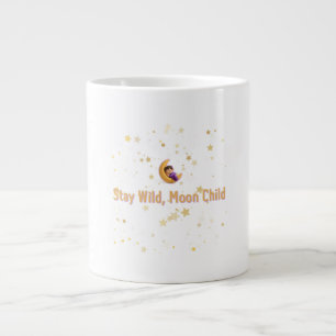 Grande Tasse Citation esthétique pour enfants de la lune sauvag
