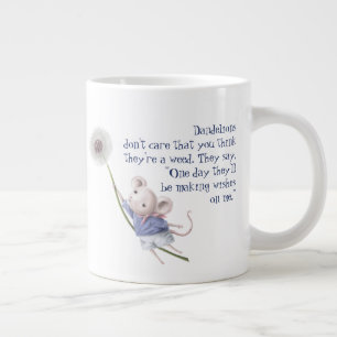 Grande Tasse Citation Inspirante de mignonne petite souris Dand