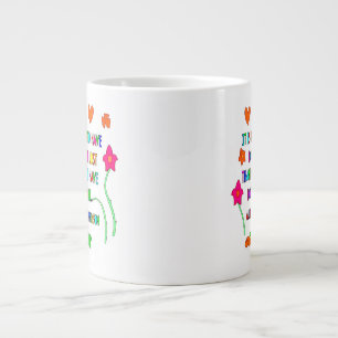 Grande Tasse Citation Motivationnelle Coupe de café