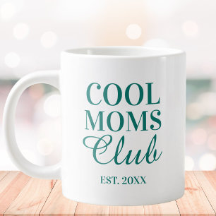 Grande Tasse Citation personnalisée du club des mamans cool pou